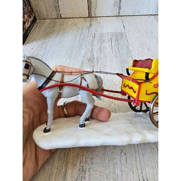 Lemax brewery wagon carriage enchanted Forest Xmas accessory horse - Picture 6 of 8